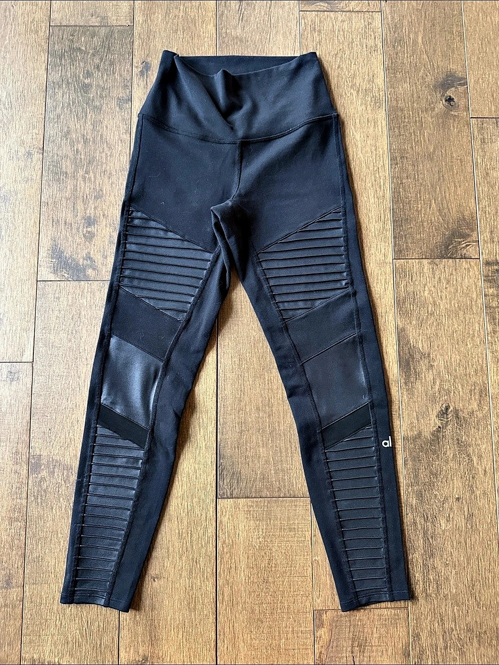 alo Moto Leggings in Black Size XS Like New